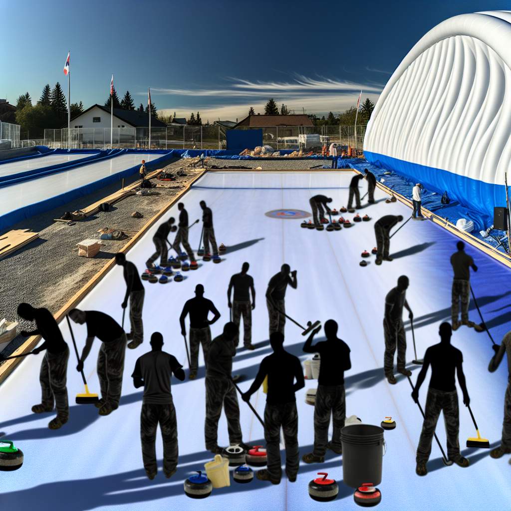 Rychlá nafukovací hala curling: jak na to?